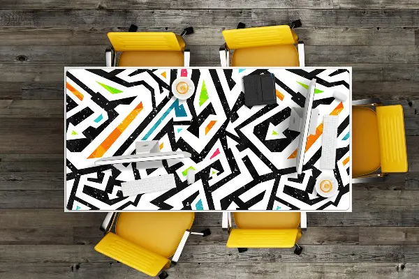 Darbo stalo patiesalas Graffiti