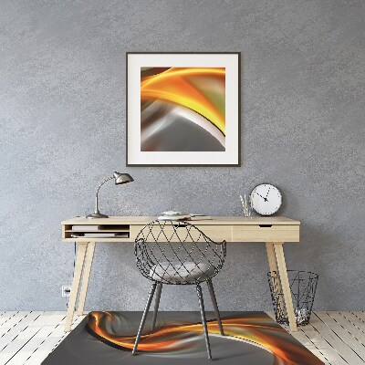 Kilimėlis po kėde Oranžinė abstrakcija