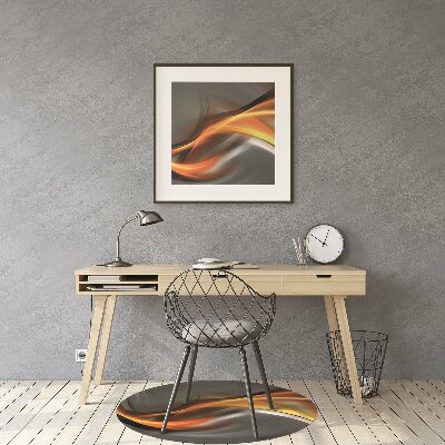Kilimėlis po kėde Oranžinė abstrakcija