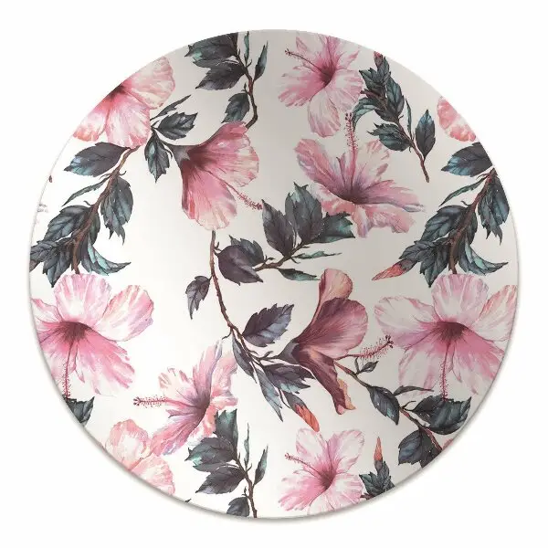 Kilimėlis po kėde Hibiscus gėlės