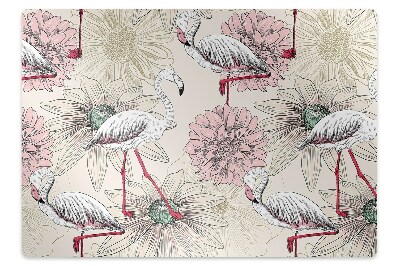 Apsauginis kilimėlis po kėde Rožinis flamingas