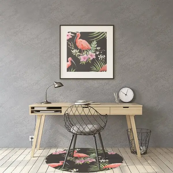Apsauginis kilimėlis po kėde Juodasis flamingas