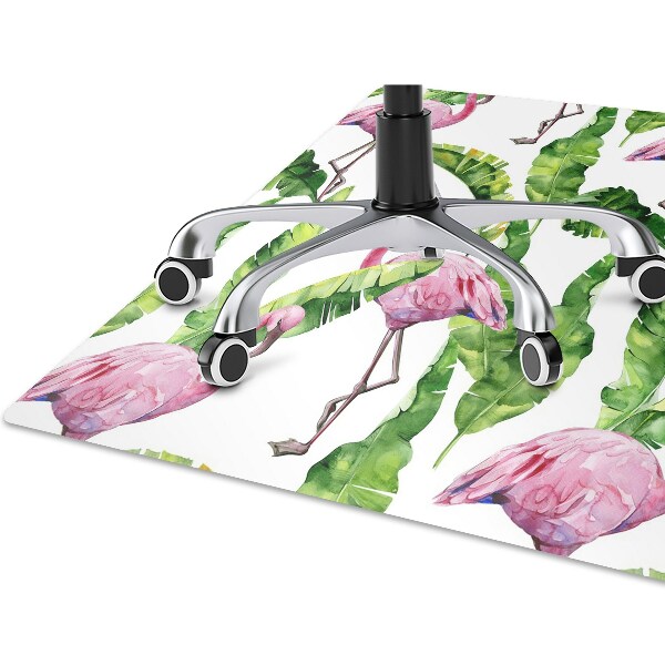 Kilimėlis po kėde Flamingas ir lapai