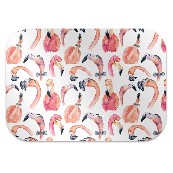 Kėdės kilimėlis Išprotėję flamingai