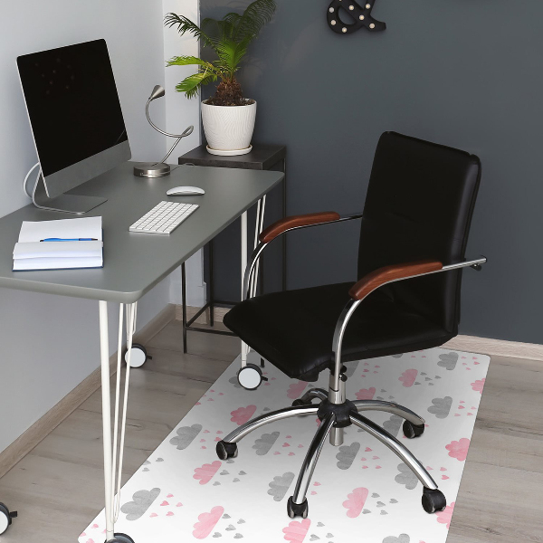 Apsauginis kilimėlis po kėde Minimalistiniai debesys