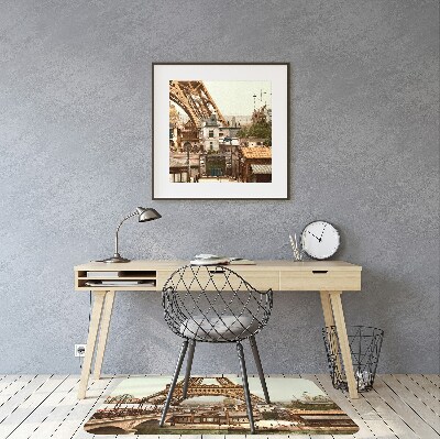 Kėdės kilimėlis Retro Eifelio bokštas