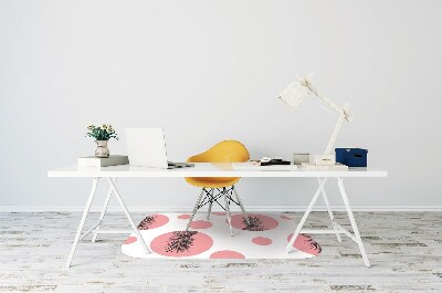 Apsauginis kilimėlis po kėde Rožinis ananasas