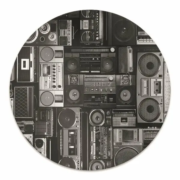 Kėdės kilimėlis Old school boom box