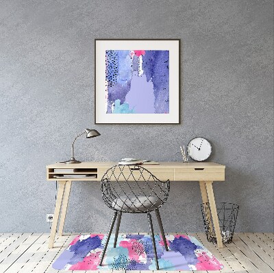 Apsauginis kilimėlis po kėde Akvarelės abstrakcija