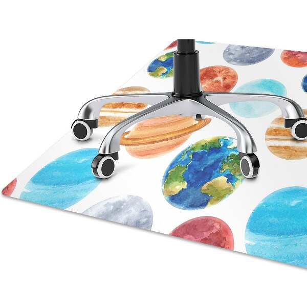 Apsauginis grindų kilimėlis Spalvingos planetos