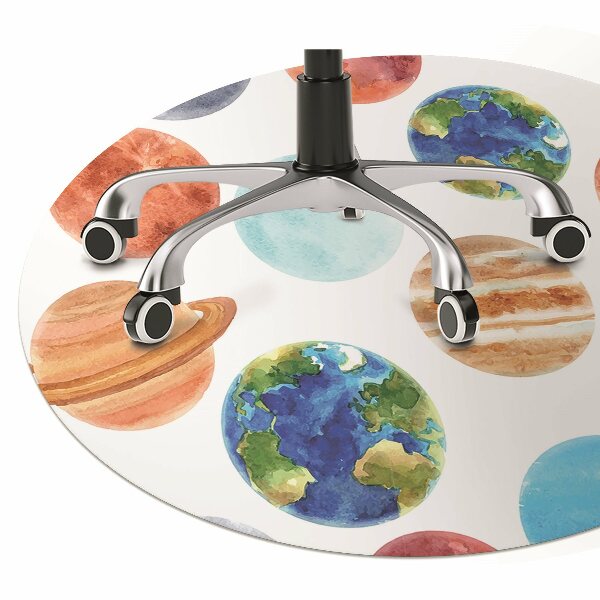 Apsauginis grindų kilimėlis Spalvingos planetos