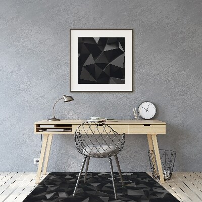 Apsauginis kilimėlis po kėde Juodoji abstrakcija