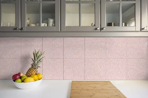 Pvc plytelės Keramikinė rožinė mozaika