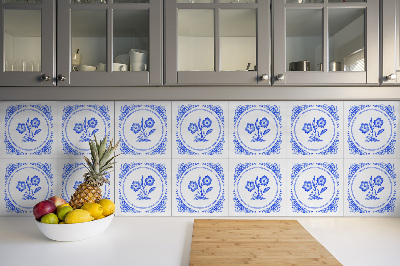 PVC lipnios plytelės Azulejos gėlė