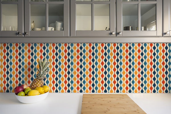 Pvc plytelės Spalvingas retro raštas