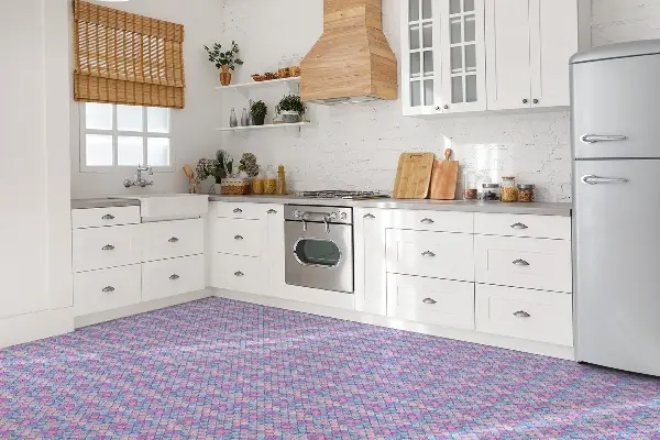 Pvc plytelės Spalvingos žuvies žvynai