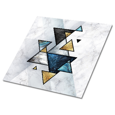 Pvc plytelės Abstraktūs marmuriniai trikampiai