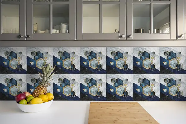 Vinilo plytelės Šešiakampių abstrakcija