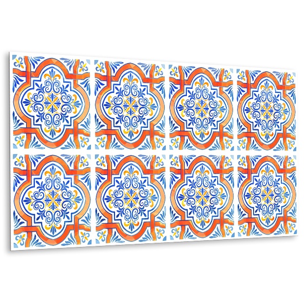 Pvc plokštė Azulejos stiliaus grafika