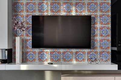 Pvc plokštė Azulejos stiliaus grafika