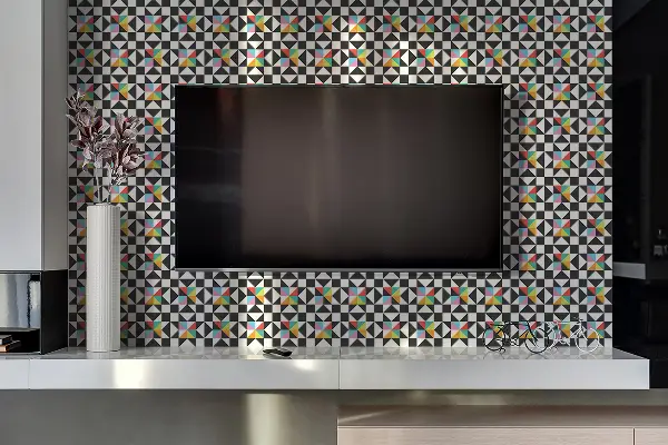 Pvc sienų plokštė Geometrinis raštas