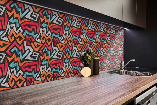 Sieninė plokštė Graffiti abstrakcija