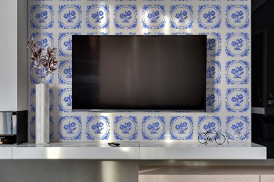 Pvc plokštė Azulejos gėlė