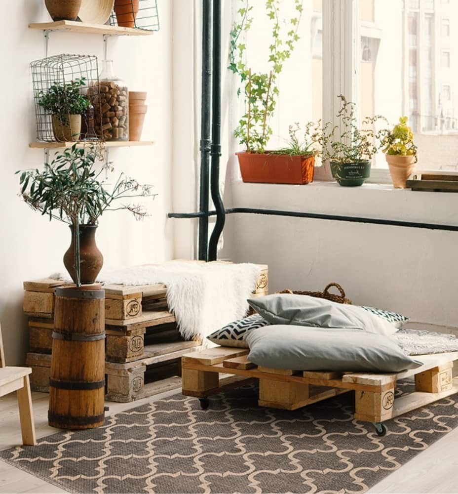 Maroko dobilų vinilo kilimas