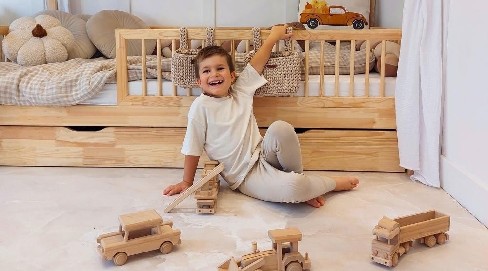 Vaikiški kilimėliai, sukuriantys stebuklingas erdves