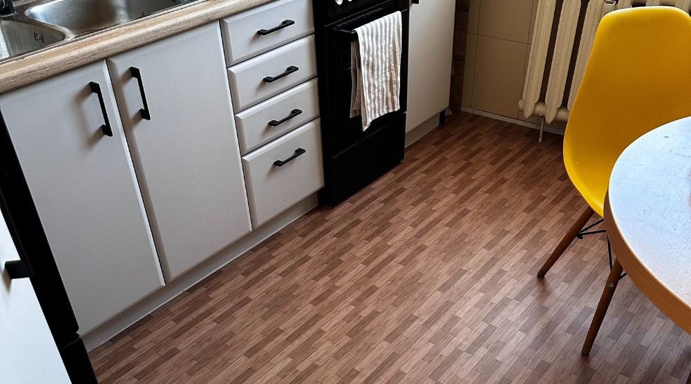 kaip virtuvės grindims?